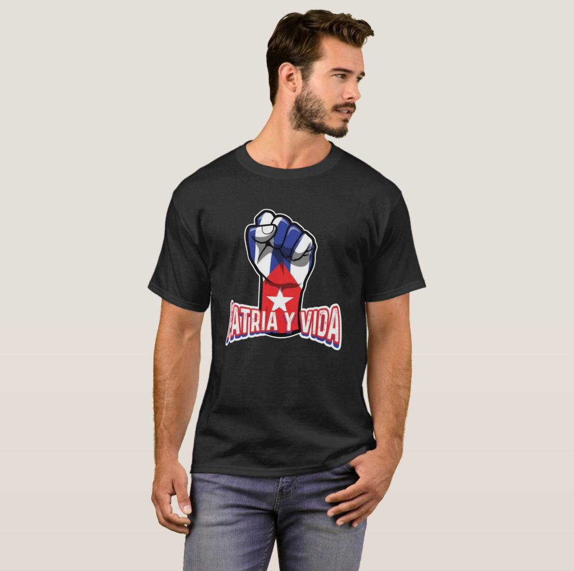 Patria y Vida T-shirt ( MEN SIZE )