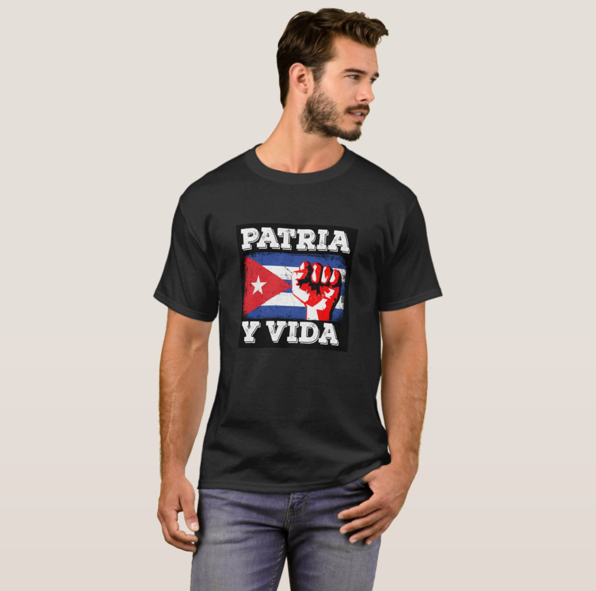 Patria y Vida T-shirt ( MEN SIZE )