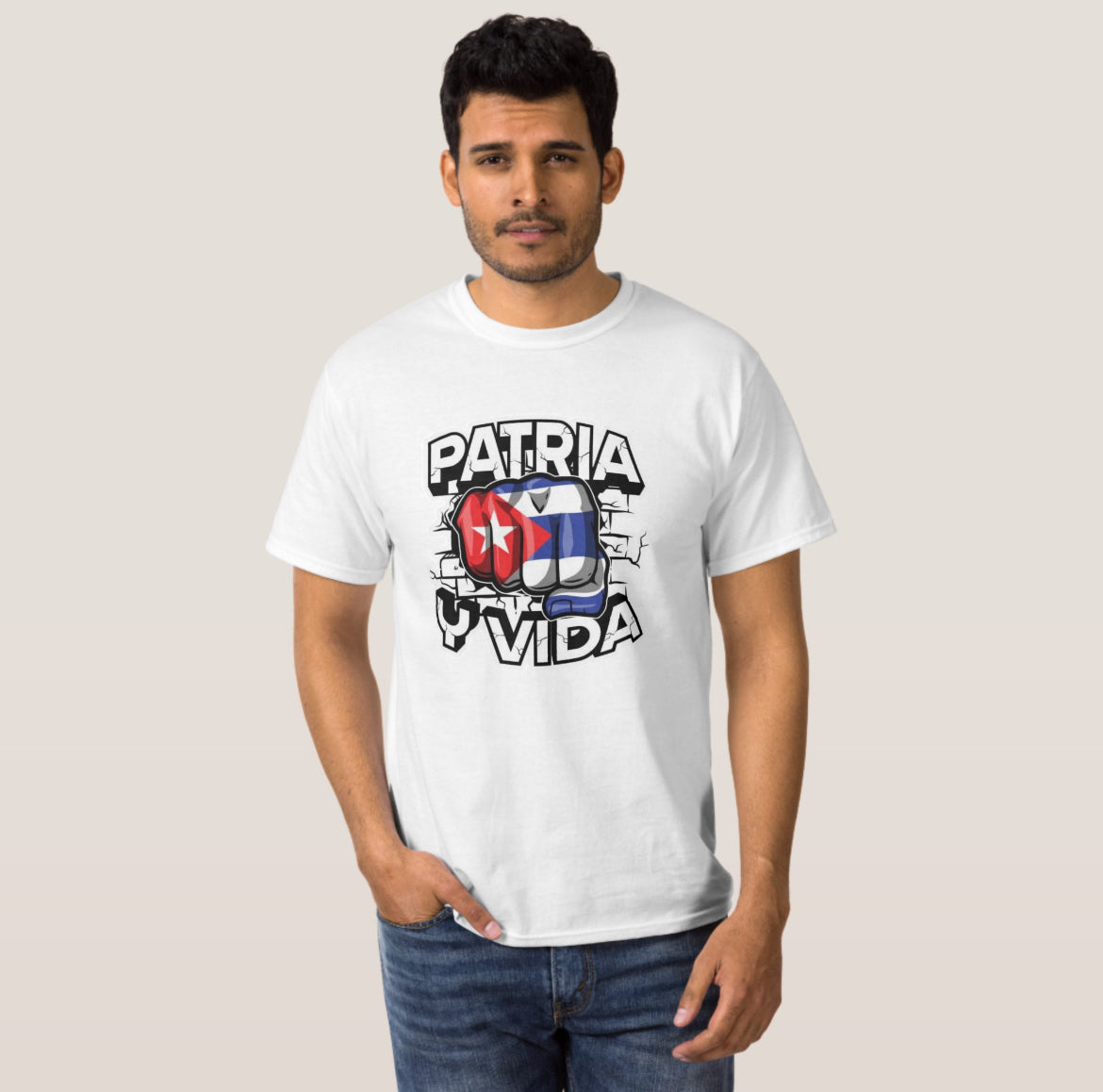 Patria y Vida T-shirt ( MEN SIZE )