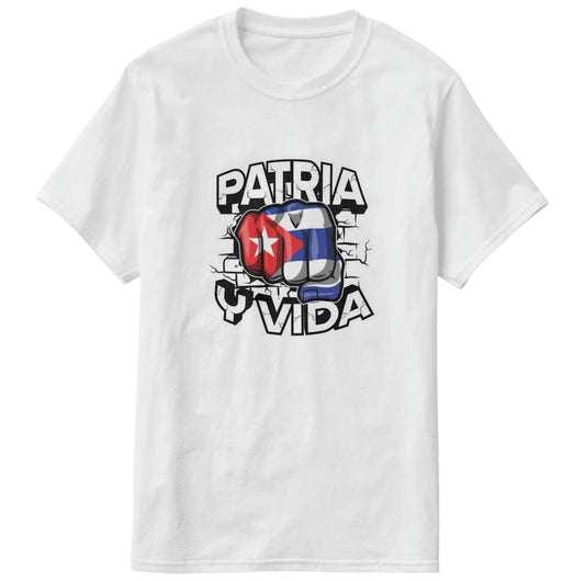 Patria y Vida T-shirt ( MEN SIZE )