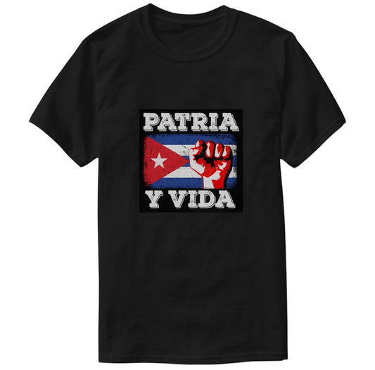 Patria y Vida T-shirt ( MEN SIZE )